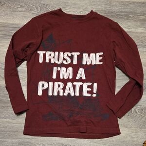 Crazy 8 Pirate LS Tee Sz Large